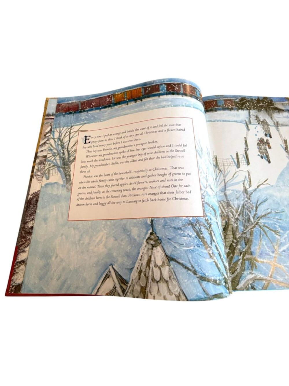 An Orange for Frankie Patricia Polacco Hardcover Christmas Picture Book 2004 - Picture 4 of 4